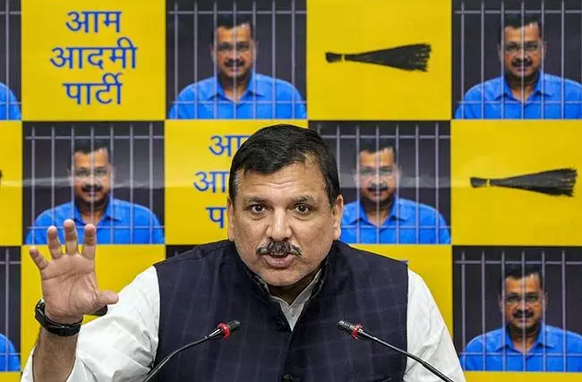 ಅಬಕಾರಿ ನೀತಿ ಹಗರಣಕ್ಕೆ ಬಿಜೆಪಿ ಜವಾಬ್ದಾರಿ : ಸಂಜಯ್ ಸಿಂಗ್