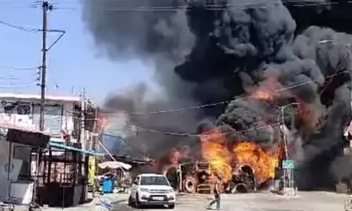 ಹಿಮಾಚಲ ಪ್ರದೇಶ | ತೈಲ ಟ್ಯಾಂಕರ್ ಉರುಳಿ ಬಿದ್ದು, ಅಗ್ನಿಗಾಹುತಿ; ಓರ್ವ ಮೃತ್ಯು