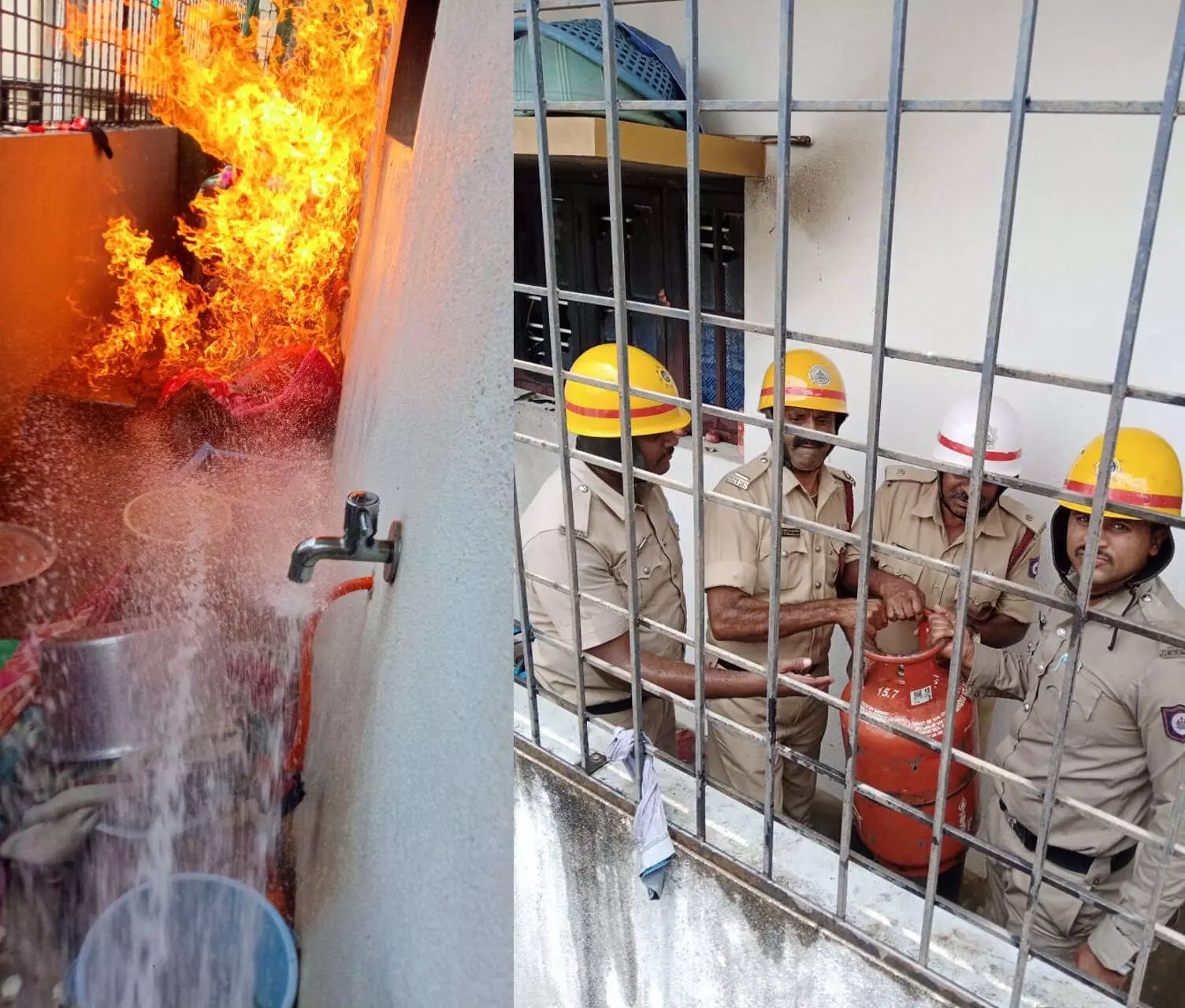 ಸಕಲೇಶಪುರ | ಸಿಲಿಂಡರ್ ನಿಂದ ಗ್ಯಾಸ್ ಸೋರಿಕೆ: ತಪ್ಪಿದ ದುರಂತ