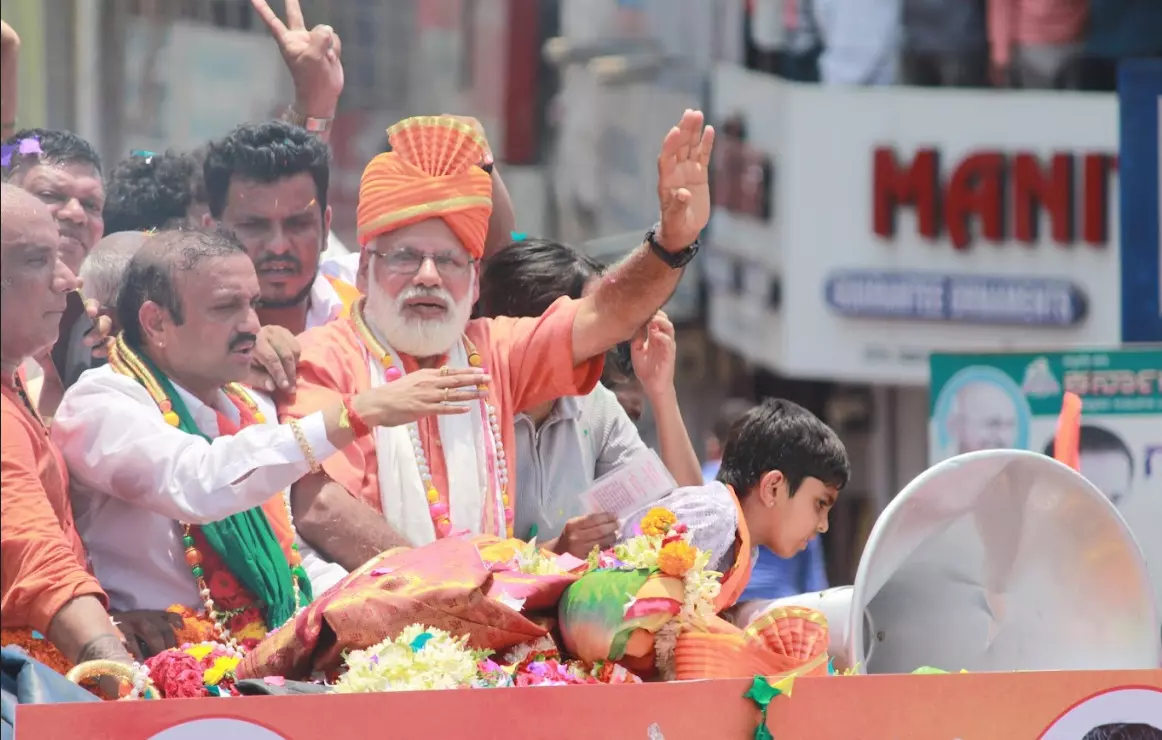 ಲೋಕಸಭಾ ಚುನಾವಣೆ | ಶಿವಮೊಗ್ಗದಿಂದ ಸ್ವತಂತ್ರ ಅಭ್ಯರ್ಥಿಯಾಗಿ ನಾಮಪತ್ರ ಸಲ್ಲಿಸಿದ ಕೆ.ಎಸ್ ಈಶ್ವರಪ್ಪ ಲೋಕಸಭಾ ಚುನಾವಣೆ | ಶಿವಮೊಗ್ಗದಿಂದ ಸ್ವತಂತ್ರ ಅಭ್ಯರ್ಥಿಯಾಗಿ ನಾಮಪತ್ರ ಸಲ್ಲಿಸಿದ ಕೆ.ಎಸ್ ಈಶ್ವರಪ್ಪ