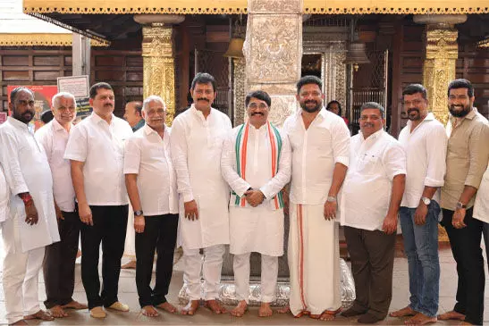 ಬಜ್ಪೆ: ಕಾಂಗ್ರೆಸ್ ಅಭ್ಯರ್ಥಿ, ಕಾರ್ಯಕರ್ತರ ರೋಡ್ ಶೋ