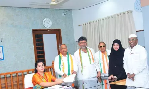 ಲೋಕಸಭಾ ಚುನಾವಣೆ | ಕಲಬುರಗಿ ಕ್ಷೇತ್ರದ ಕಾಂಗ್ರೆಸ್ ಅಭ್ಯರ್ಥಿ ರಾಧಕೃಷ್ಣ ದೊಡ್ಡಮನಿ ನಾಮಪತ್ರ ಸಲ್ಲಿಕೆ