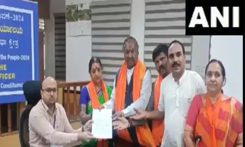 ಲೋಕಸಭಾ ಚುನಾವಣೆ | ಶಿವಮೊಗ್ಗದಿಂದ ಸ್ವತಂತ್ರ ಅಭ್ಯರ್ಥಿಯಾಗಿ ನಾಮಪತ್ರ ಸಲ್ಲಿಸಿದ ಕೆ.ಎಸ್‌ ಈಶ್ವರಪ್ಪ