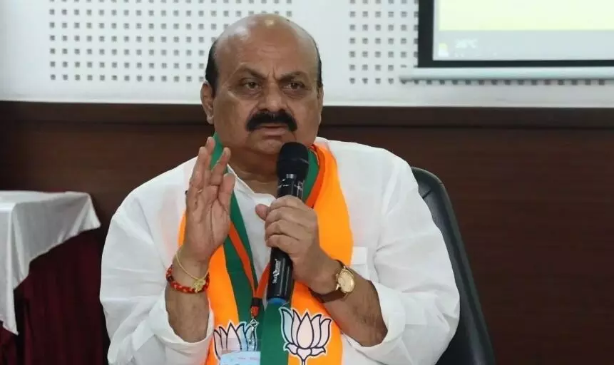 ಪ್ರಧಾನಿ ಮೋದಿ ವಿರುದ್ದ ಮಾತನಾಡಲು ಸಿಎಂಗೆ ಏನೂ ಇಲ್ಲದ್ದಕ್ಕೆ ಸಂವಿಧಾನ ಬದಲಾವಣೆಯ ಭಯ ಹುಟ್ಟಿಸುತ್ತಾರೆ : ಬೊಮ್ಮಾಯಿ