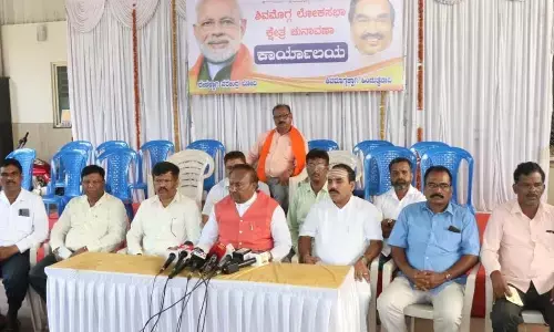 ಕಾಂಗ್ರೆಸ್ ಮತ್ತು ಬಿಜೆಪಿ ನಡುವೆ ಹೊಂದಾಣಿಕೆಯಾಗಿದೆ: ಈಶ್ವರಪ್ಪ ಆರೋಪ