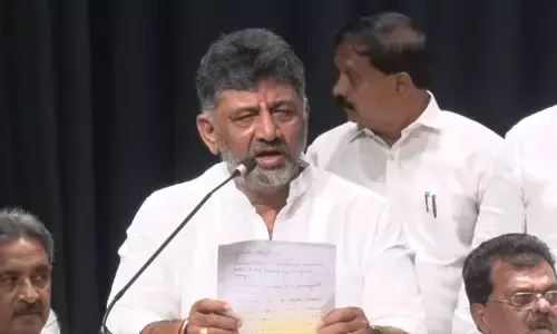 ಕಾಂಗ್ರೆಸ್ ʼಗ್ಯಾರಂಟಿʼಗಳನ್ನು ಮುಟ್ಟುವುದು ಬಿಜೆಪಿ- ಜೆಡಿಎಸ್ ಹಣೆಯಲ್ಲಿ ಬರೆದಿಲ್ಲ : ಡಿಸಿಎಂ ಡಿ.ಕೆ.ಶಿವಕುಮಾರ್