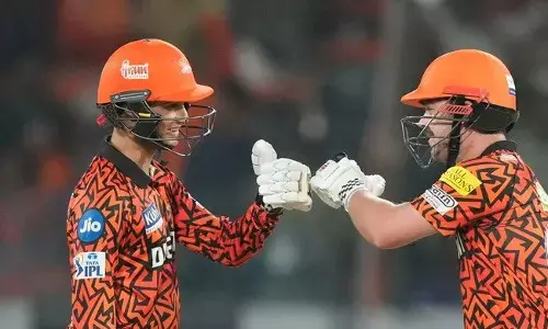 ಟ್ರಾವಿಡ್ ಹೆಡ್, ಅಭಿಷೇಕ್, ಶಹಬಾಝ್ ಭರ್ಜರಿ ಬ್ಯಾಟಿಂಗ್ | ಡೆಲ್ಲಿ ಗೆಲುವಿಗೆ 267 ರನ್ ಗುರಿ ನೀಡಿದ ಸನ್‌ರೈಸರ್ಸ್  ಹೈದರಾಬಾದ್