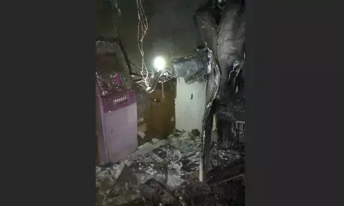 ಚಿಕ್ಕಮಗಳೂರು | ಎಟಿಎಂನಲ್ಲಿ ಬೆಂಕಿ ಆಕಸ್ಮಿಕ: ಐದು ಲಕ್ಷ ರೂ. ಬೆಂಕಿಗಾಹುತಿ