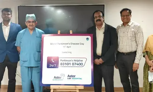 ಪಾರ್ಕಿನ್ಸನ್ ಸಹಾಯವಾಣಿ ಸಂಖ್ಯೆ ಬಿಡುಗಡೆ ಮಾಡಿದ ಆಸ್ಟರ್ ಸಿಎಂಐ ಆಸ್ಪತ್ರೆ