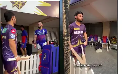 ರಿಂಕು ಸಿಂಗ್ ಗೆ ಎರಡನೇ ಬ್ಯಾಟ್ ಉಡುಗೊರೆ ನೀಡಿದ ವಿರಾಟ್ ಕೊಹ್ಲಿ