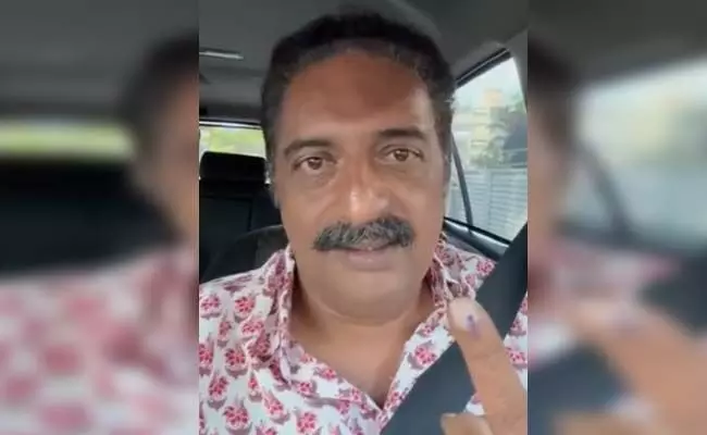 ನಾನು ಬದಲಾವಣೆಗೆ ಮತ ನೀಡಿದ್ದೇನೆ, ದ್ವೇಷದ ವಿರುದ್ಧ ಮತ ನೀಡಿದ್ದೇನೆ: ಪ್ರಕಾಶ್‌ ರಾಜ್‌