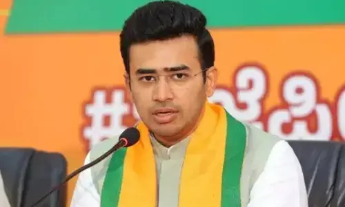 ಧರ್ಮದ ಹೆಸರಿನಲ್ಲಿ ಮತಯಾಚನೆ: ಬಿಜೆಪಿ ಅಭ್ಯರ್ಥಿ ತೇಜಸ್ವಿ ಸೂರ್ಯ ವಿರುದ್ಧ ಪ್ರಕರಣ ದಾಖಲು