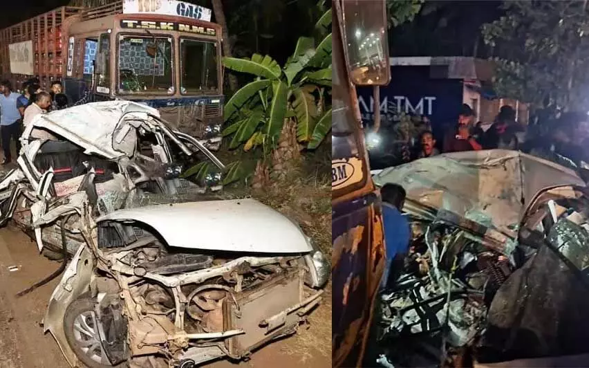 ಕಣ್ಣೂರಿನಲ್ಲಿ ಭೀಕರ ರಸ್ತೆ ಅಪಘಾತ: ಬಾಲಕ ಸಹಿತ ಒಂದೇ ಕುಟುಂಬದ ಐವರು ಮೃತ್ಯು