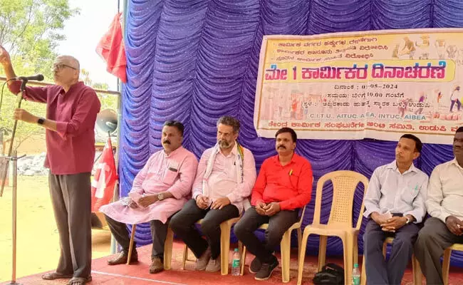 ದೇಶದ ಸಂಪತ್ತು ಸೃಷ್ಠಿ ಮಾಡುವ ಕಾರ್ಮಿಕರಿಗೆ ಸಿಗಬೇಕಾಗಿದೆ: ಪ್ರೊ.ಫಣಿರಾಜ್