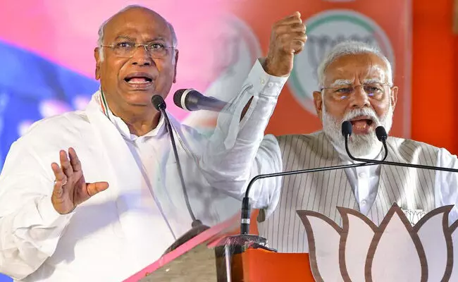 ದ್ವೇಷ ಭಾಷಣಗಳ ಬದಲು, ಸಾಧನೆಗಳ ಆಧಾರದಲ್ಲಿ ಮತ ಕೇಳಿ | ಪ್ರಧಾನಿ ಮೋದಿಗೆ ಖರ್ಗೆ ಪತ್ರ