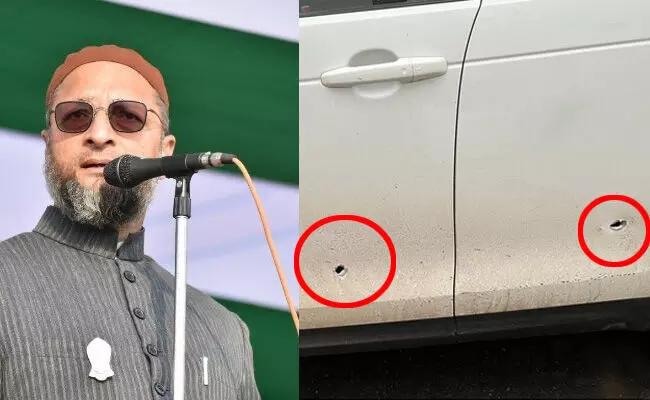 ಅಸದುದ್ದೀನ್ ಉವೈಸಿ ಕಾರಿನ ಮೇಲೆ ಗುಂಡಿನ ದಾಳಿ ನಡೆಸಿದ್ದ ಆರೋಪಿಗಳಿಗೆ ಜಾಮೀನು ಮಂಜೂರು ಅಸದುದ್ದೀನ್ ಉವೈಸಿ ಕಾರಿನ ಮೇಲೆ ಗುಂಡಿನ ದಾಳಿ ನಡೆಸಿದ್ದ ಆರೋಪಿಗಳಿಗೆ ಜಾಮೀನು ಮಂಜೂರು