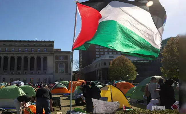 ಅಮೆರಿಕದ ಕಾಲೇಜು ಕ್ಯಾಂಪಸ್‍ಗಳಲ್ಲಿ 21,000 ಫೆಲೆಸ್ತೀನಿ ಪರ ಪ್ರತಿಭಟನಾಕಾರರ ಬಂಧನ