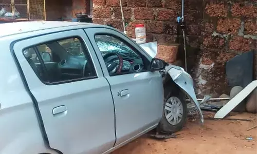 ಸಂಪಾಜೆ: ಹೋಟೆಲ್ ಗೆ ಕಾರು ಢಿಕ್ಕಿ;‌ ದಂಪತಿಗೆ ಗಾಯ