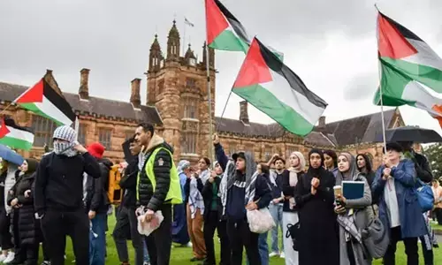 ಆಸ್ಟ್ರೇಲಿಯಾ ವಿವಿ ಕ್ಯಾಂಪಸ್‍ಗಳಲ್ಲೂ ಫೆಲೆಸ್ತೀನ್ ಪರ ಪ್ರತಿಭಟನೆ