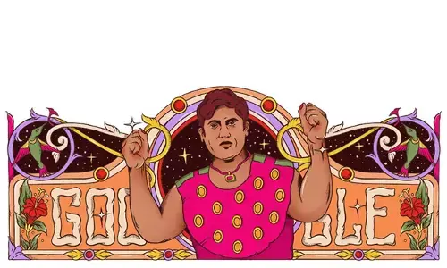 ಭಾರತದ ಮೊದಲ ವೃತ್ತಿಪರ ಮಹಿಳಾ ಕುಸ್ತಿಪಟು ಹಮೀದಾ ಬಾನುಗೆ ಡೂಡಲ್ ಮೂಲಕ ಗೌರವ ಸಲ್ಲಿಸಿದ ಗೂಗಲ್‌