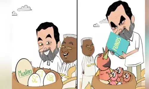 ಮುಸ್ಲಿಂ ಸಮುದಾಯವನ್ನು ಅವಹೇಳಿಸುವಂತಹ ಕಾರ್ಟೂನ್ ವಿಡಿಯೋ ಹರಿಬಿಟ್ಟ ಬಿಜೆಪಿ: ಚುನಾವಣಾ ಆಯೋಗಕ್ಕೆ ಕಾಂಗ್ರೆಸ್ ದೂರು