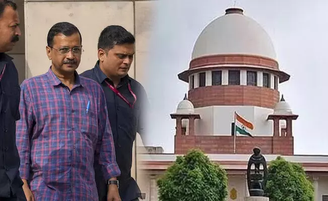 ಮಧ್ಯಂತರ ಜಾಮೀನು ದೊರೆತಲ್ಲಿ ಯಾವುದೇ ಅಧಿಕೃತ ಫೈಲ್‌ಗಳಿಗೆ ಸಹಿ ಹಾಕುವಂತಿಲ್ಲ: ಕೇಜ್ರಿವಾಲ್‌ಗೆ ಸುಪ್ರೀಂ ಕೋರ್ಟ್‌