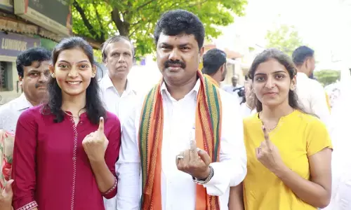 ಶಿವಮೊಗ್ಗ: 9 ಗಂಟೆ ವೇಳೆ ಶೇ.11.45ರಷ್ಟು ಮತದಾನ