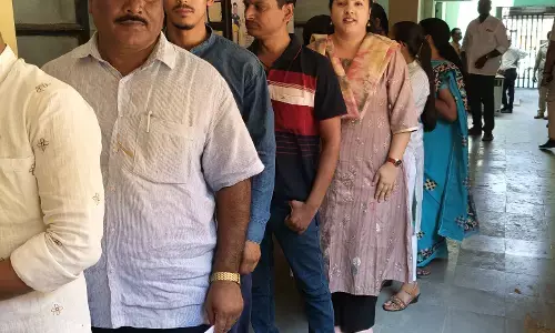 ಲೋಕಸಭಾ ಚುನಾವಣೆ: ಕರ್ನಾಟಕದಲ್ಲಿ 1 ಗಂಟೆ ವೇಳೆ 41.59 ಶೇ. ಮತದಾನ