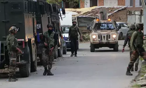 ಜಮ್ಮುಕಾಶ್ಮೀರ | ಗುಂಡಿನ ಕಾಳಗ ಇಬ್ಬರು ಶಂಕಿತ ಭಯೋತ್ಪಾದಕರು ಸಾವು