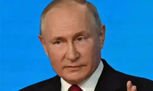 ರಶ್ಯದ ಅಧ್ಯಕ್ಷರಾಗಿ 5ನೇ ಬಾರಿ ಆಯ್ಕೆ | ಪ್ರಮಾಣವಚನ ಸ್ವೀಕರಿಸಿದ ಪುಟಿನ್