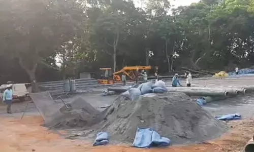 ಕಾರ್ಕಳ: ಕುಡಿಯುವ ನೀರಿಗೆ ಹಾಹಾಕಾರ , ಅಕ್ರಮ ಕಾಮಗಾರಿಗೆ ಯಥೇಚ್ಛ ನೀರು ಬಳಕೆ: ಆರೋಪ