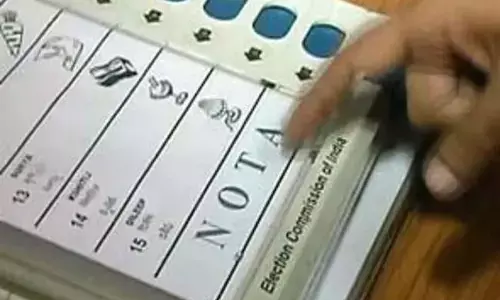 ‘ನೋಟ’ ಗುಂಡಿ ಒತ್ತುವಂತೆ ಮನವಿ: ಪ್ರಜಾಸತ್ತೆ ದುರ್ಬಲಗೊಳಿಸುತ್ತಿರುವ ಕಾಂಗ್ರೆಸ್; ಬಿಜೆಪಿ ಆರೋಪ