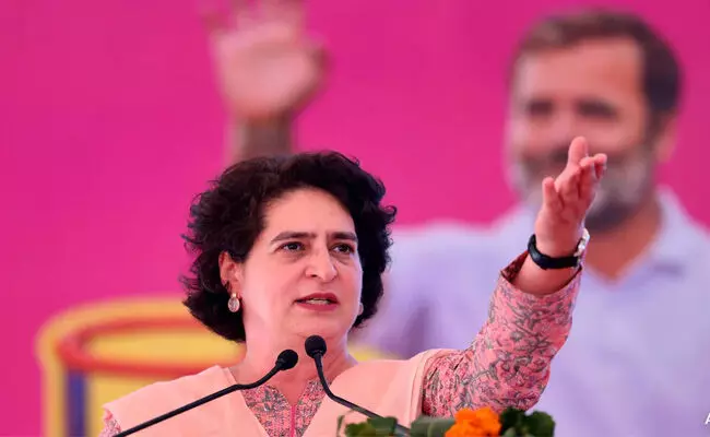 ಪ್ರಧಾನಿ ಮೋದಿಯವರ ಚುನಾವಣಾ ಭಾಷಣಗಳು ಕೇವಲ ಪೊಳ್ಳು ಮಾತುಗಳು: ಪ್ರಿಯಾಂಕಾ ಗಾಂಧಿ