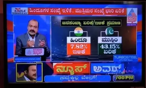 ಸುದ್ದಿ ನಿರೂಪಣೆಯಲ್ಲಿ ‘ಪಾಕಿಸ್ತಾನದ ಧ್ವಜ’ ಬಳಕೆ : ಸುವರ್ಣ ನ್ಯೂಸ್ ವಿರುದ್ಧ ದೂರು ದಾಖಲು