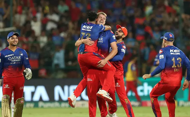 ಡೆಲ್ಲಿಗೆ ಸೋಲುಣಿಸಿದ ಆರ್‌ ಸಿ ಬಿ 5 ನೇ ಸ್ಥಾನಕ್ಕೆ | ರಜತ್ ಪಾಟಿದಾರ್ ಅರ್ಧಶತಕ, ದಯಾಳ್‌ಗೆ 3 ವಿಕೆಟ್