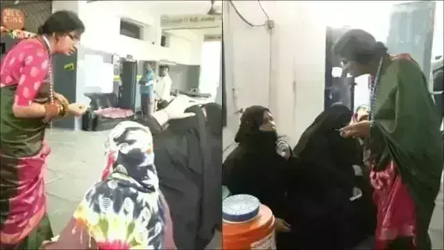 ಮುಸ್ಲಿಂ ಮಹಿಳೆಯರ ಬುರ್ಖಾ ತೆಗೆಸಿ ಗುರುತಿನ ಚೀಟಿ ಪರಿಶೀಲನೆ: ಬಿಜೆಪಿ ಅಭ್ಯರ್ಥಿ ಮಾಧವಿ ಲತಾ ವಿರುದ್ಧ FIR