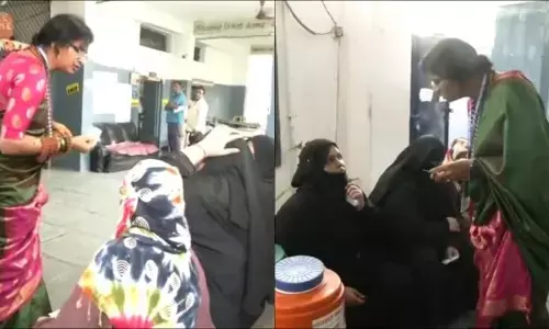 ಮುಸ್ಲಿಂ ಮಹಿಳೆಯರು ಐಡಿ ಕಾರ್ಡ್‌ ಪರಿಶೀಲಿಸಿ ಮುಖ ತೋರಿಸಲು ಸೂಚಿಸಿದ ಹೈದರಾಬಾದ್‌ ಬಿಜೆಪಿ ಅಭ್ಯರ್ಥಿ ಮಾದವಿ ಲತಾ | ಚುನಾವಣಾ ಆಯೋಗಕ್ಕೆ ಓವೈಸಿ ದೂರು