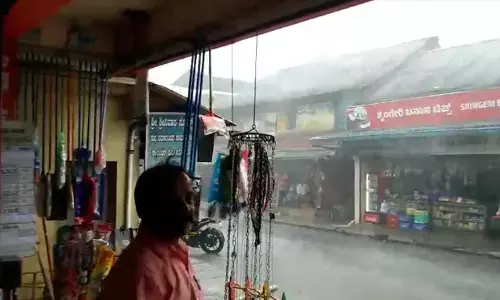 ಚಿಕ್ಕಮಗಳೂರು | ಮಲೆನಾಡು ಭಾಗದಲ್ಲಿ ಮುಂದುವರಿದ ಧಾರಾಕಾರ ಮಳೆ