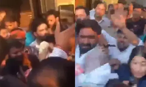 ಚುನಾವಣಾ ಪ್ರಚಾರದ ವೇಳೆ ಕಾಂಗ್ರೆಸ್ ಅಭ್ಯರ್ಥಿ ಕನ್ಹಯ್ಯ ಕುಮಾರ್ ಮೇಲೆ ಹಲ್ಲೆ