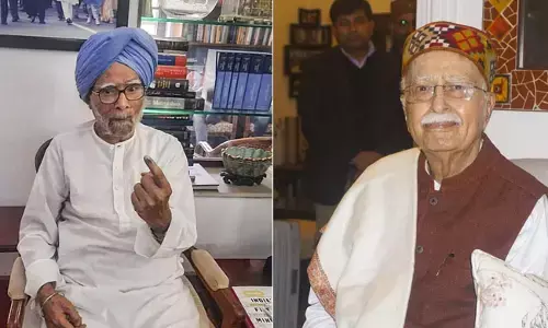 ಲೋಕಸಭಾ ಚುನಾವಣೆ | ಮನ್‌ ಮೋಹನ್‌ ಸಿಂಗ್, ಎಲ್.ಕೆ.ಆಡ್ವಾಣಿ ಅವರಿಂದ ಮನೆಯಿಂದಲೇ ಮತದಾನ