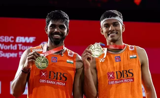 ಥಾಯ್ಲೆಂಡ್ ಓಪನ್ | ಪುರುಷರ ಡಬಲ್ಸ್ ಪ್ರಶಸ್ತಿ ಗೆದ್ದ ಸಾತ್ವಿಕ್-ಚಿರಾಗ್ ಥಾಯ್ಲೆಂಡ್ ಓಪನ್ | ಪುರುಷರ ಡಬಲ್ಸ್ ಪ್ರಶಸ್ತಿ ಗೆದ್ದ ಸಾತ್ವಿಕ್-ಚಿರಾಗ್