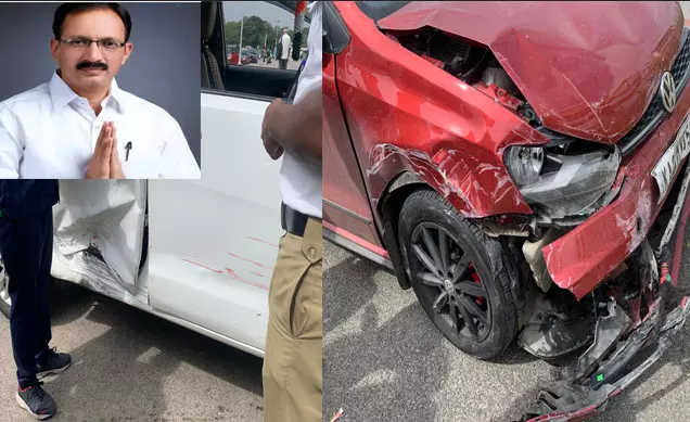 ಬೆಂಗಳೂರು | ಬೈಲಹೊಂಗಲ ಶಾಸಕ ಮಹಂತೇಶ್ ಕೌಜಲಗಿ ಕಾರು ಅಪಘಾತ