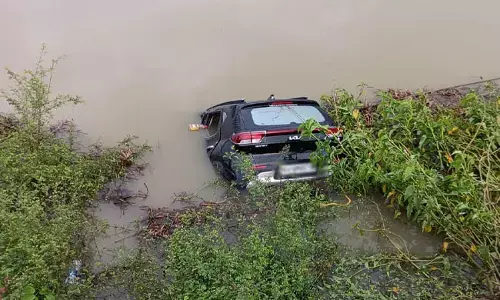 ಚಿಕ್ಕಮಗಳೂರು: ನಿಯಂತ್ರಣ ತಪ್ಪಿ ಕೆರೆಗೆ ಬಿದ್ದ ಕಾರು; ಚಾಲಕ ಮೃತ್ಯು