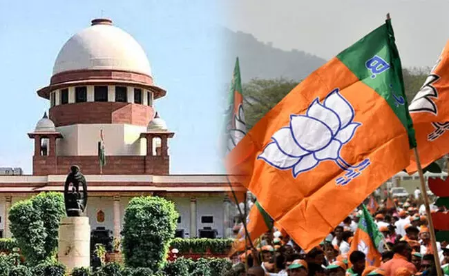 ಟಿಎಂಸಿ ವಿರುದ್ಧದ ಜಾಹೀರಾತುಗಳಿಗೆ ತಡೆ ವಿರುದ್ಧ ಸುಪ್ರೀಂ ಮೆಟ್ಟಿಲೇರಿದ ಬಿಜೆಪಿ ಟಿಎಂಸಿ ವಿರುದ್ಧದ ಜಾಹೀರಾತುಗಳಿಗೆ ತಡೆ ವಿರುದ್ಧ ಸುಪ್ರೀಂ ಮೆಟ್ಟಿಲೇರಿದ ಬಿಜೆಪಿ