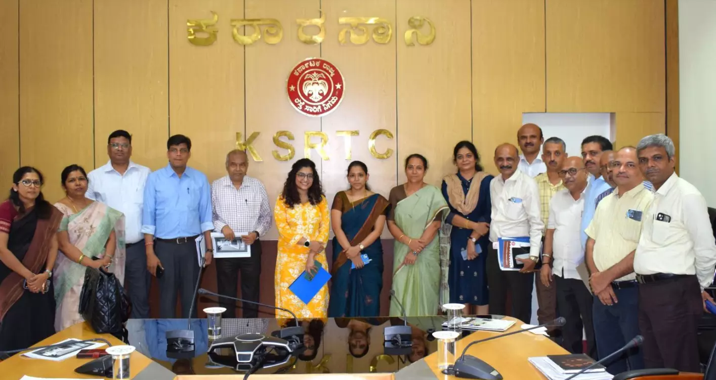 ಕೆಎಸ್ಸಾರ್ಟಿಸಿಗೆ ಉತ್ತರಪ್ರದೇಶ ರಸ್ತೆ ಸಾರಿಗೆ ಸಂಸ್ಥೆಯ ಅಧಿಕಾರಿಗಳ ತಂಡ ಭೇಟಿ
