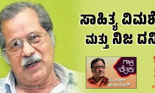 ಸಾಹಿತ್ಯ ವಿಮರ್ಶೆ ಮತ್ತು ನಿಜ ದನಿ