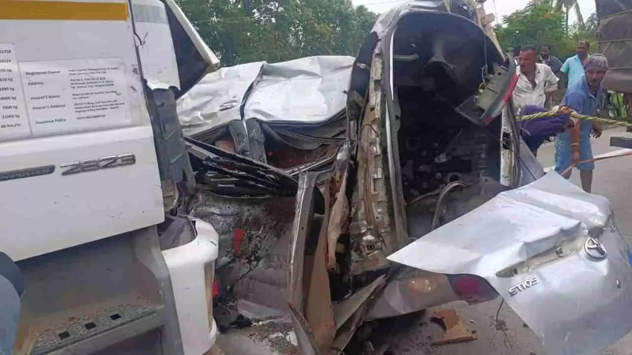 ಹಾಸನ: ರಸ್ತೆ ಅಪಘಾತ; ಒಂದೇ ಕುಟುಂಬದ ಆರು ಮಂದಿ ಮೃತ್ಯು