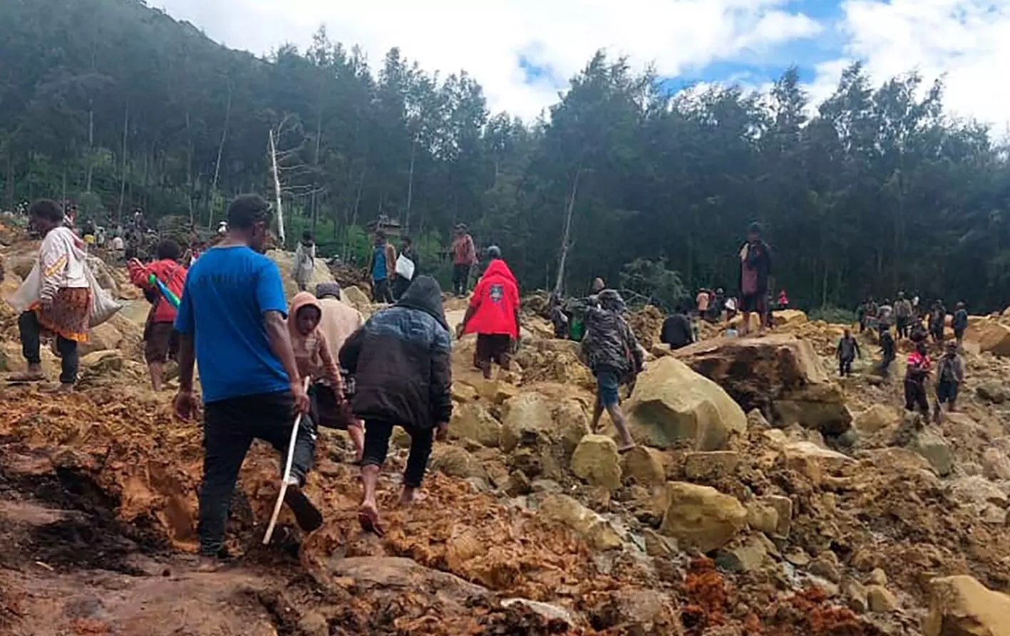 ಪಪುವಾ ನ್ಯೂಗಿನಿಯಲ್ಲಿ ಭೀಕರ ಭೂಕುಸಿತ: 2 ಸಾವಿರಕ್ಕೂ ಅಧಿಕ ಮಂದಿ ಸಾವು