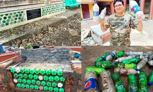 ಪ್ಲಾಸ್ಟಿಕ್ ಬಾಟಲಿಗಳಿಂದ ಪರಿಸರ ಸ್ನೇಹಿ ಆಸನಗಳು!