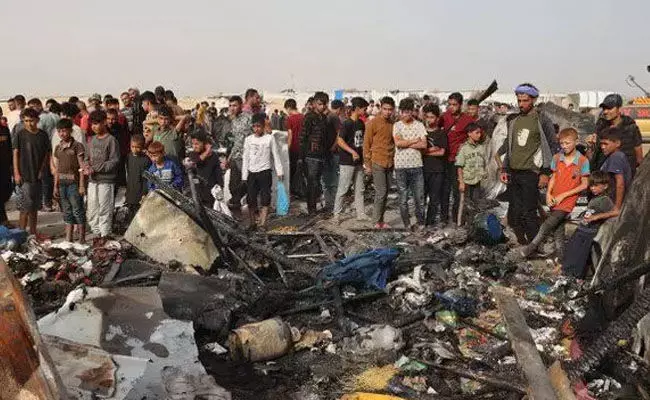 ರಫಾ | ಇಸ್ರೇಲ್ ವಾಯುದಾಳಿಯಲ್ಲಿ 12 ಫೆಲೆಸ್ತೀನೀಯರ ಮೃತ್ಯು